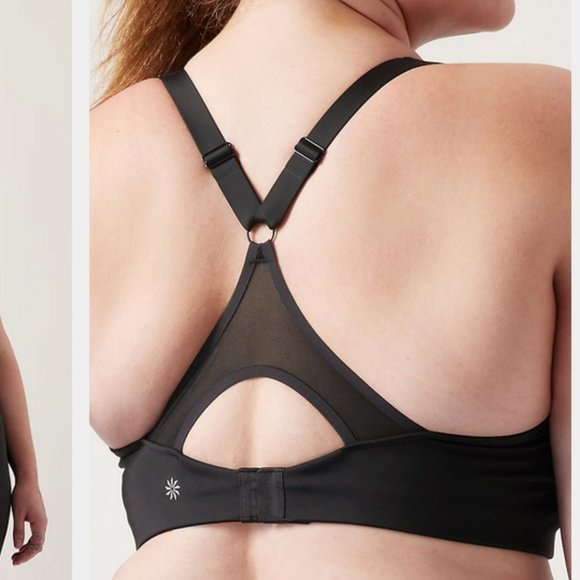 Athleta Advance Bra B-G  34DD 34 DD black high impact sports bra NWT High Impact - Picture 3 of 3